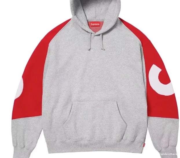 L JACQUARD BIG Big S SWEATSHIRT LOGO Sweatshirt Grey Hoodie HOODED LOGO XL Back M Black 0706